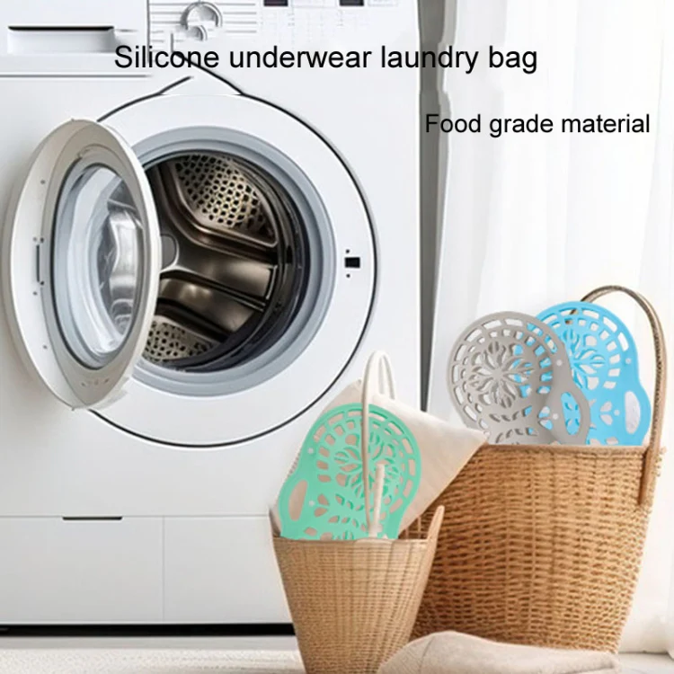 Silicone Bra Laundry Bag Anti-Distortion Filter Washing Protective Bag For Washing Machine(Pink) - Image 6