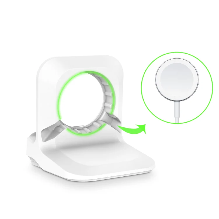 Silicone Charging Holder for Apple Watch(White) - Image 5