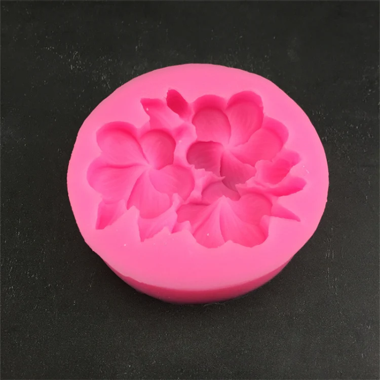 Silicone Handmade Mold Chocolate Epoxy Gypsum Fondant Mold(Gardenia) - Image 3