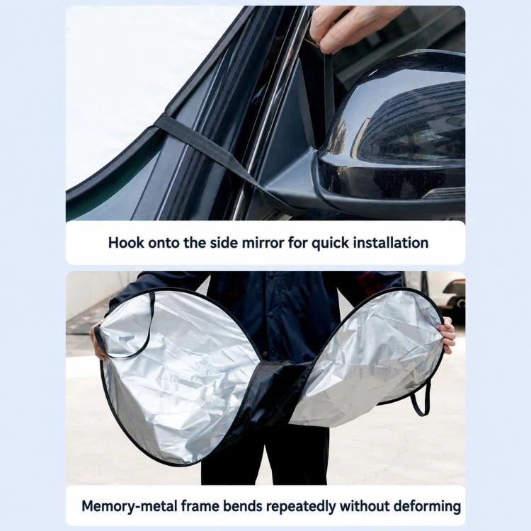 Silver Coated Car Front Windshield Sunshade Vehicle Heat Insulation Sun Shield, Size: 140 x 80cm - Image 8