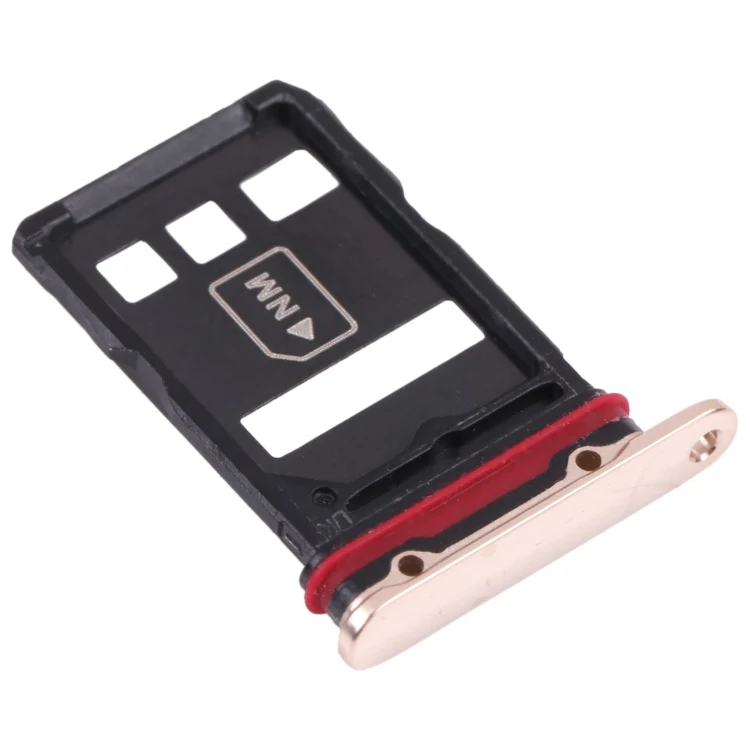 SIM Card Tray + NM Card Tray for Huawei Mate 40 Pro+ (Gold) - Image 3