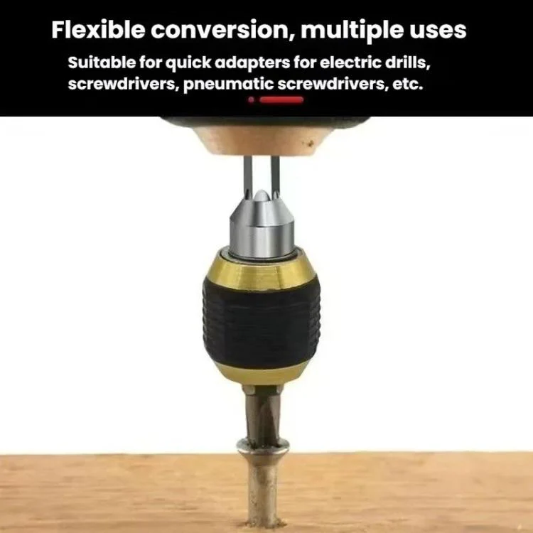 Single Clip Hexagonal Shank Quick-release Adapter Electric Drill Adapter Quick-release Self-locking Large-head Socket Adapter - Image 8
