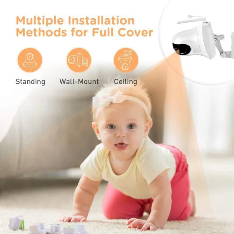 SM935 3.5 inch LCD Screen Wireless Video Baby Monitor Night Vision Two-Way Audio IP Camera(EU Plug) - Image 4