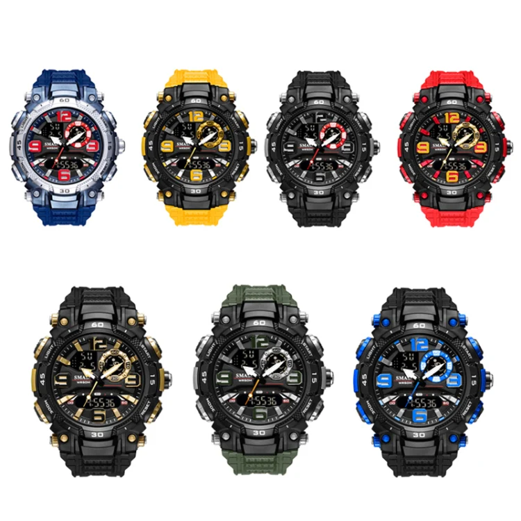 SMAEL 1921 Outdoor Sports Waterproof Men Luminous Time Watch Electronic Watch(Black) - Image 2