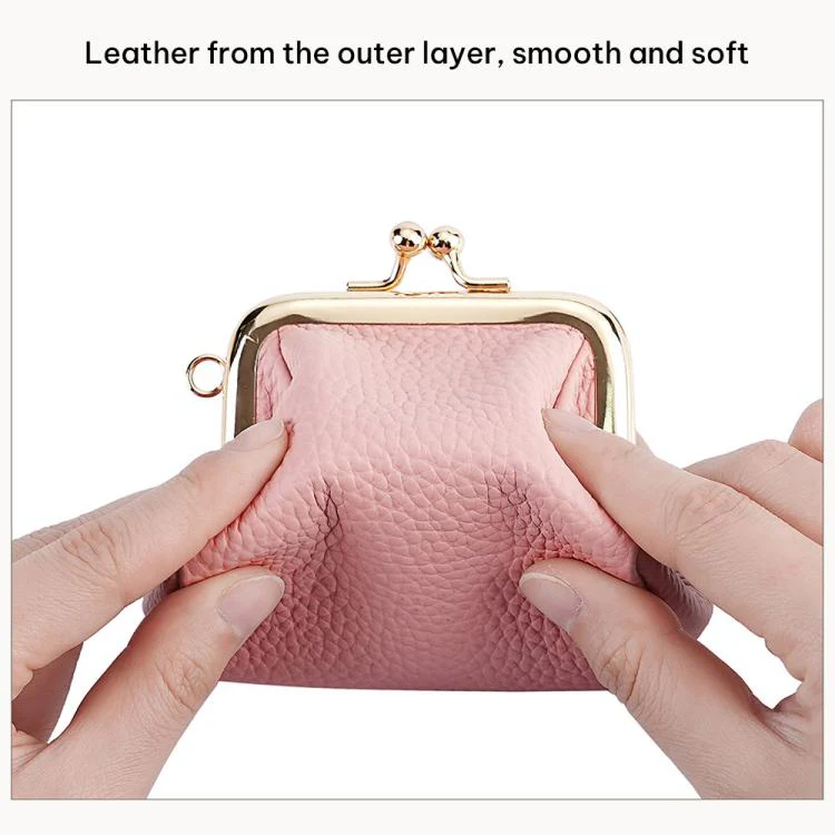 Small Clip Locking Coin Purse(Beige) - Image 4