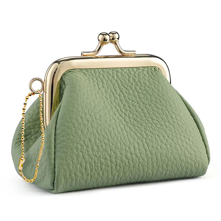 Small Clip Locking Coin Purse(Light Green)