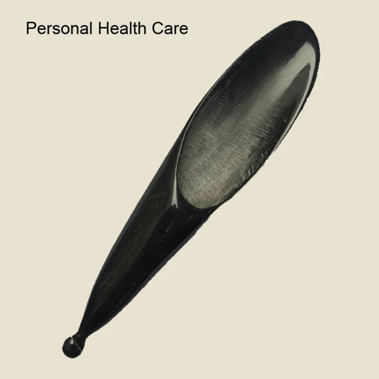 Small Horn Tube With Round Dot Scraping Acupuncture Stick, Color Random Delivery - Image 2