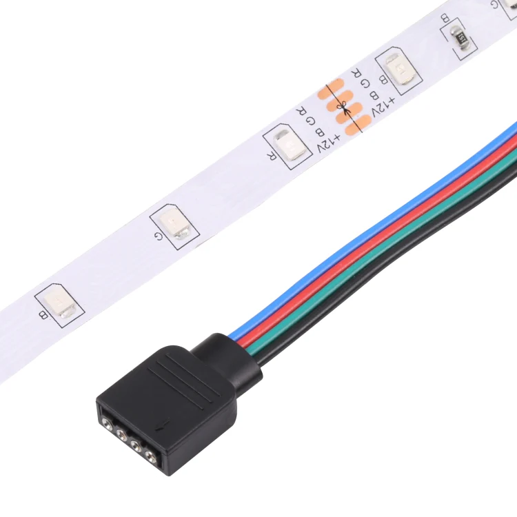 Smart Bluetooth APP Control Bare Board 2835 SMD RGB LED Rope Light, 60 LED/m, Length: 5m, 12V 2A 100-240V(US Plug) - Image 4