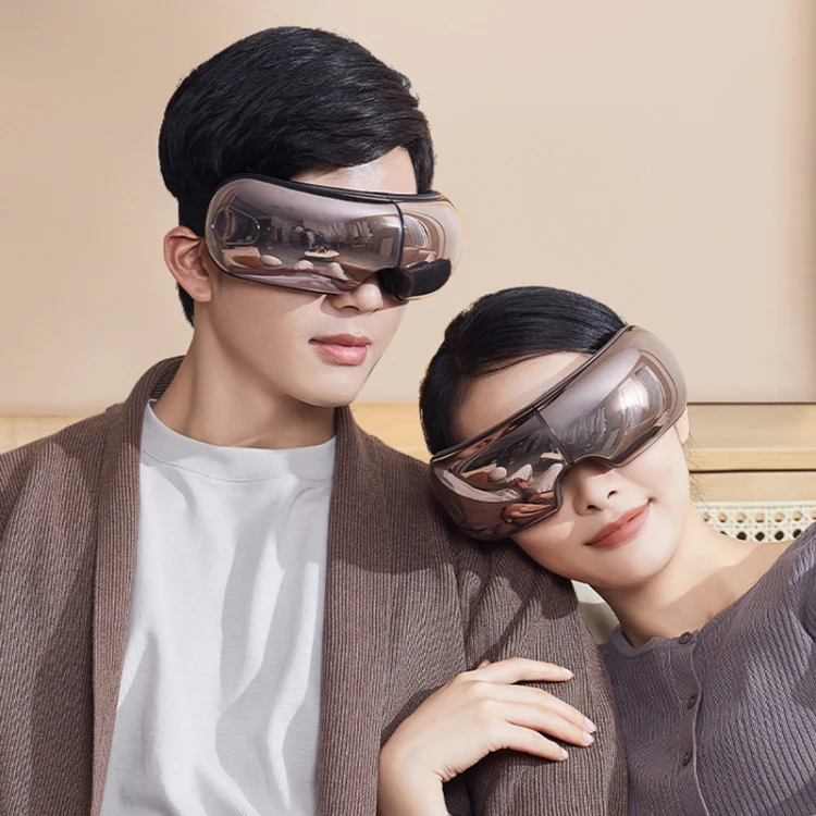 Smart Hot Compress Air Pressure Vibration Eye Massager Visual Massage Eye Care Device (Light Smoke) - Image 2