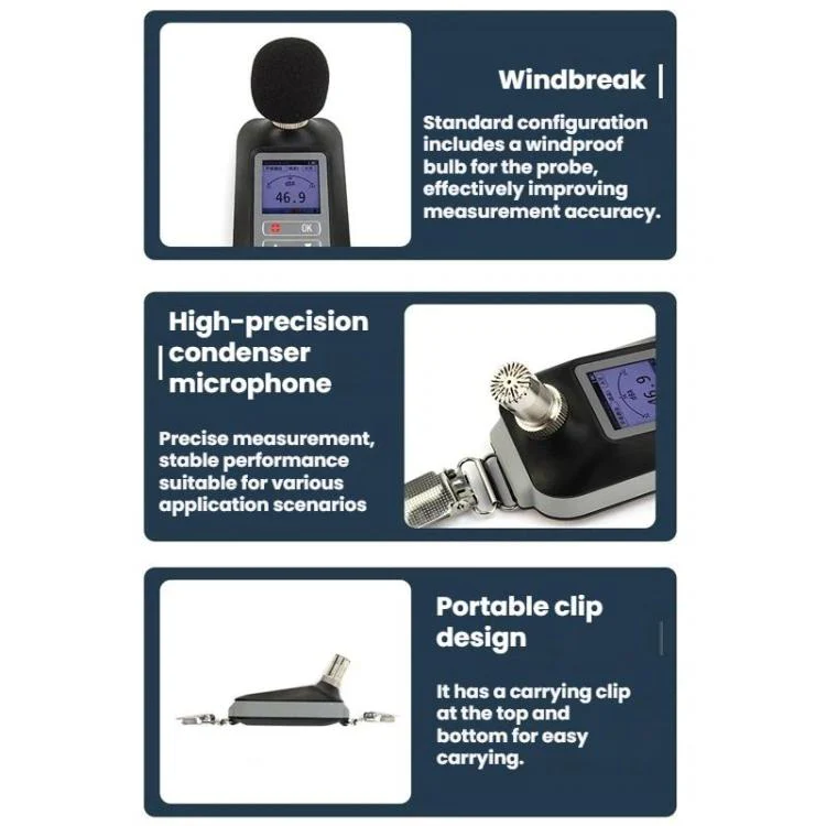 SMART SENSOR Level 2 Precision Integral Statistical Noise Tester(ST864 English) - Image 3