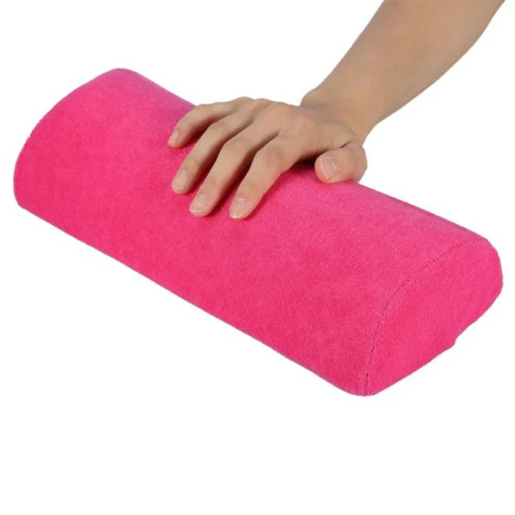 Soft Hand Rests Washable Hand Cushion Sponge Pillow Holder Arm Rests Nail Art Manicure Hand Pillow Cushion(Rose) - Image 2