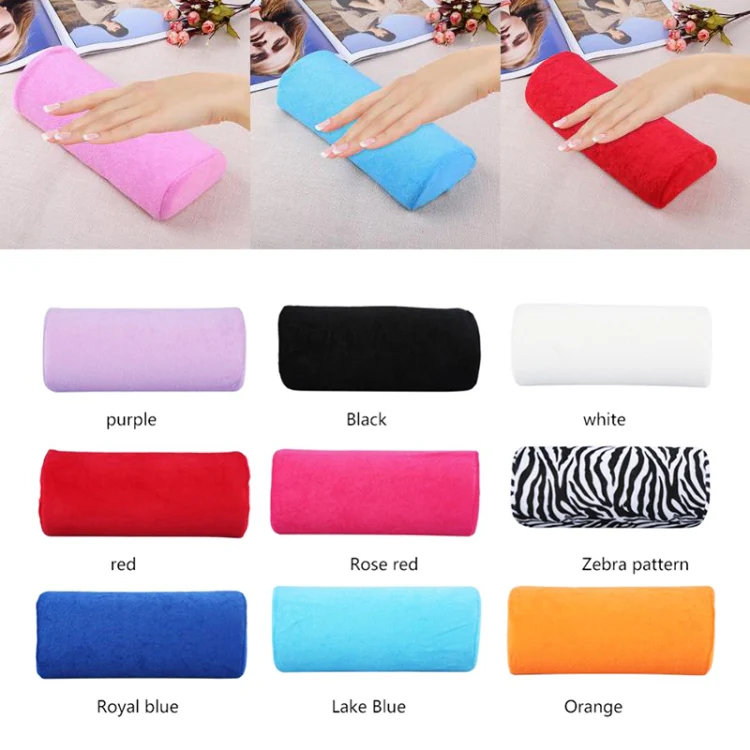 Soft Hand Rests Washable Hand Cushion Sponge Pillow Holder Arm Rests Nail Art Manicure Hand Pillow Cushion(Rose) - Image 6