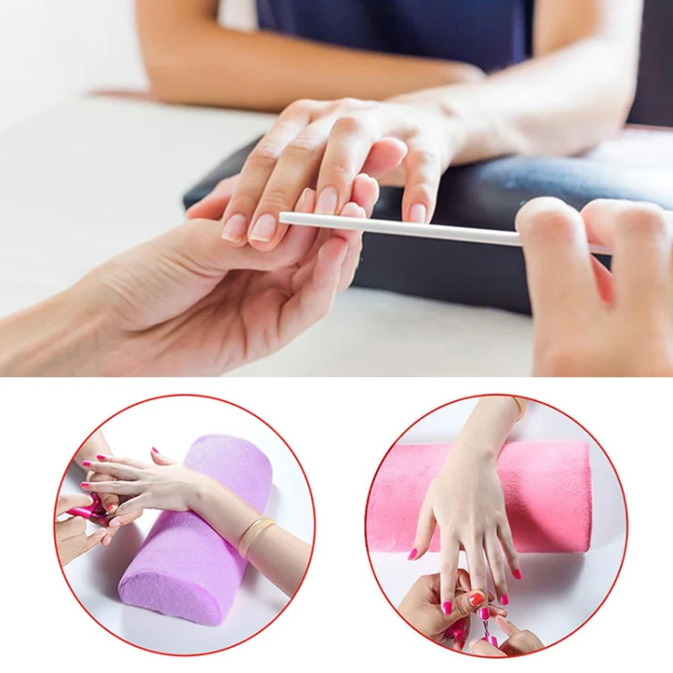 Soft Hand Rests Washable Hand Cushion Sponge Pillow Holder Arm Rests Nail Art Manicure Hand Pillow Cushion(Royal Blue) - Image 7