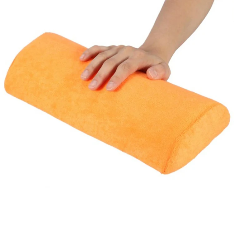 Soft Hand Rests Washable Hand Cushion Sponge Pillow Holder Arm Rests Nail Art Manicure Hand Pillow Cushion(Yellow) - Image 2