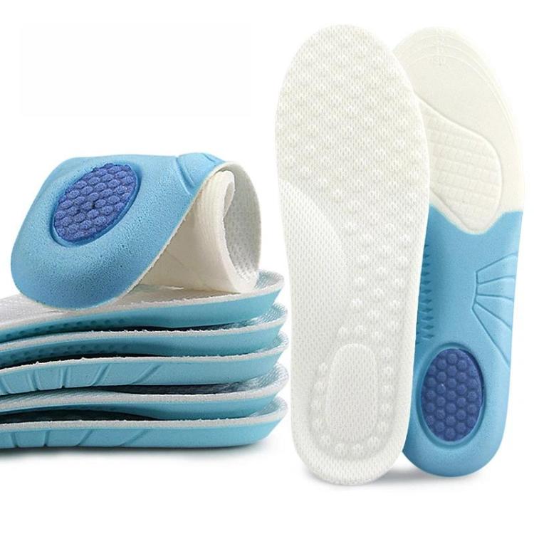 Soft Shock-Absorbing Non-Slip Wear-Resistant Customizable Sports Insoles, Size: 30-33(White) - Image 8