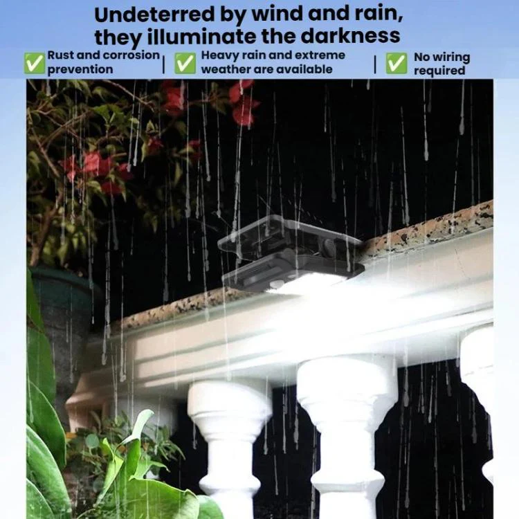 Solar Clip-On Light Outdoor Motion-Sensor Garden Light, Spec: 1 Cell 24LEDs - Image 5