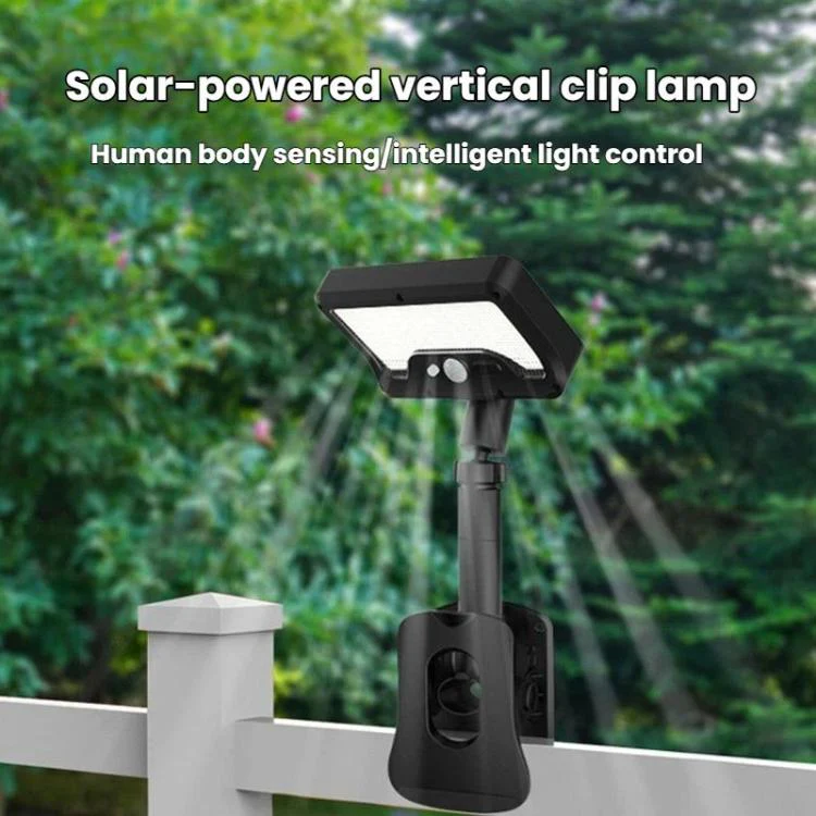Solar Intelligent Motion Sensor Clip-On Light Outdoor Courtyard & Lawn Lamp, Spec: White Light - Image 2