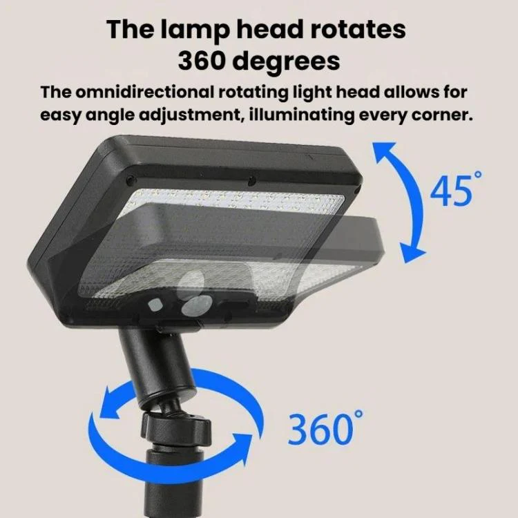 Solar Intelligent Motion Sensor Clip-On Light Outdoor Courtyard & Lawn Lamp, Spec: White Light - Image 7