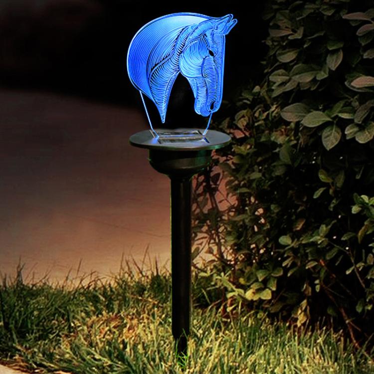 Solar Lawn Light Outdoor Ground Spike Night Light, Spec: Light Head Without Acrylic Panel - Image 2