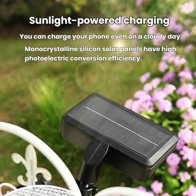 Solar Outdoor Courtyard String Lights With Motion Sensor Home Use Smart Magnetic Wall Lamp, Spec: Warm Light - Image 4