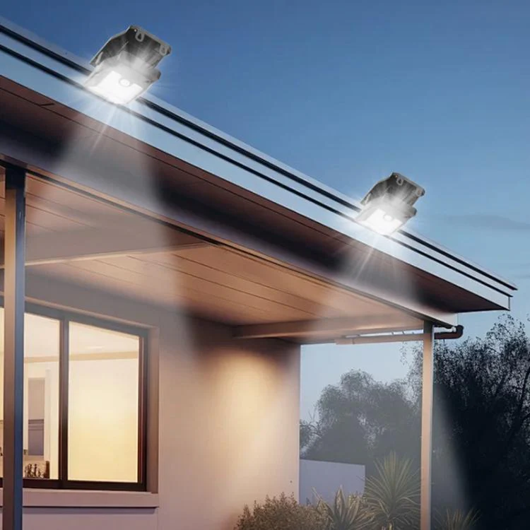Solar Waterproof Clip-On Wall Light Outdoor Garden Fence Light Motion-Sensing Pathway Lamp, Spec: 2 Cells COB - Image 8