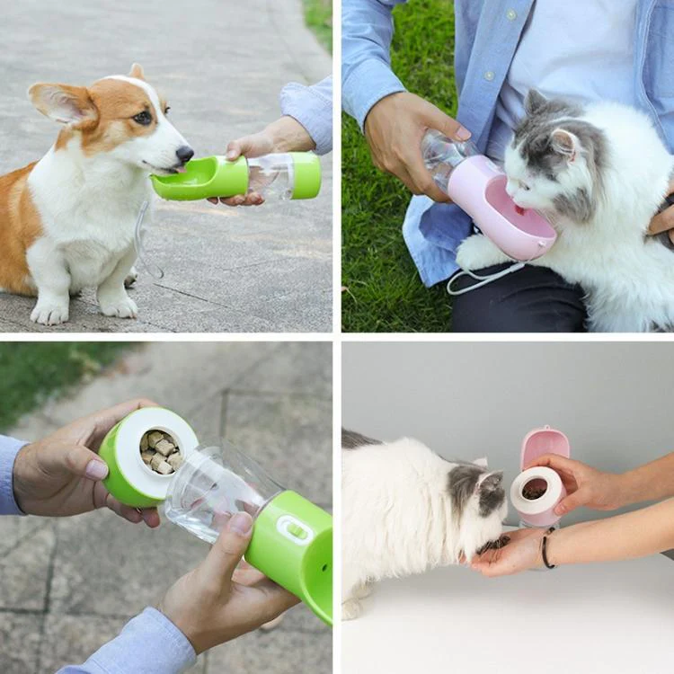 Solid Color Pet Multi-Function Outdoor Travel Mug(Pink) - Image 6