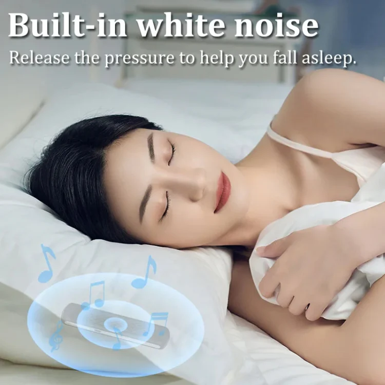Soundproof Painless Bone Conduction Sleep Speaker Portable White Noise Sleeping Aid(Black) - Image 12