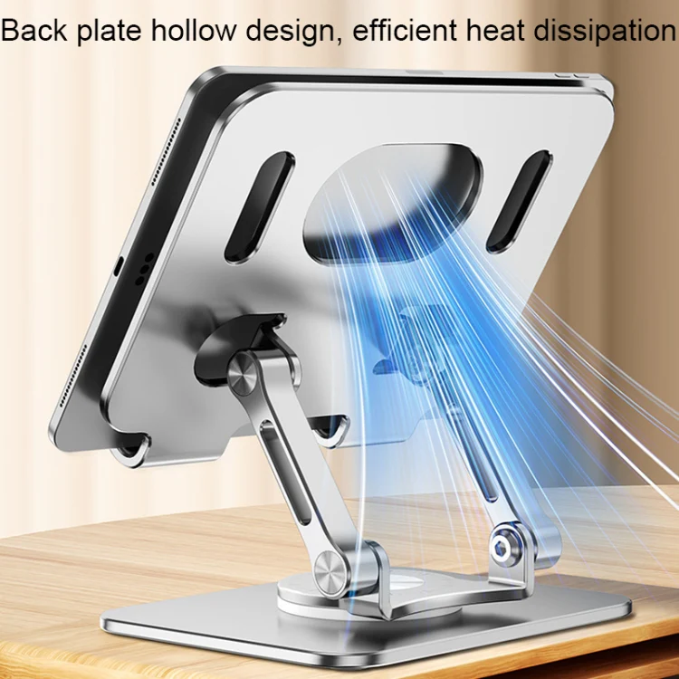 SP-026 360-degree Rotating Universal Desktop Tablet Folding Bracket(Gray) - Image 5