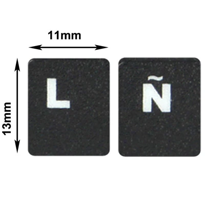 Spanish Learning Keyboard Layout Sticker for Laptop / Desktop Computer Keyboard - Image 4