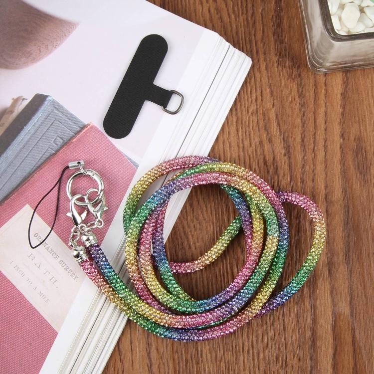 Sparkling Rhinestone Studded Long Phone Strap(Gradient) - Image 2