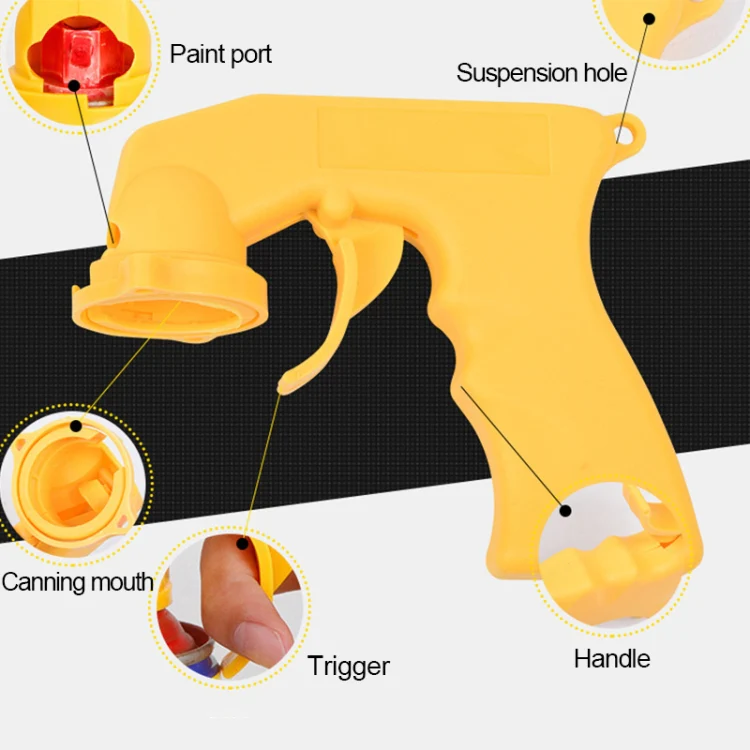 Spray Adaptor Paint Care Aerosol Spray Gun Handle Car Maintenance Tool - Image 5