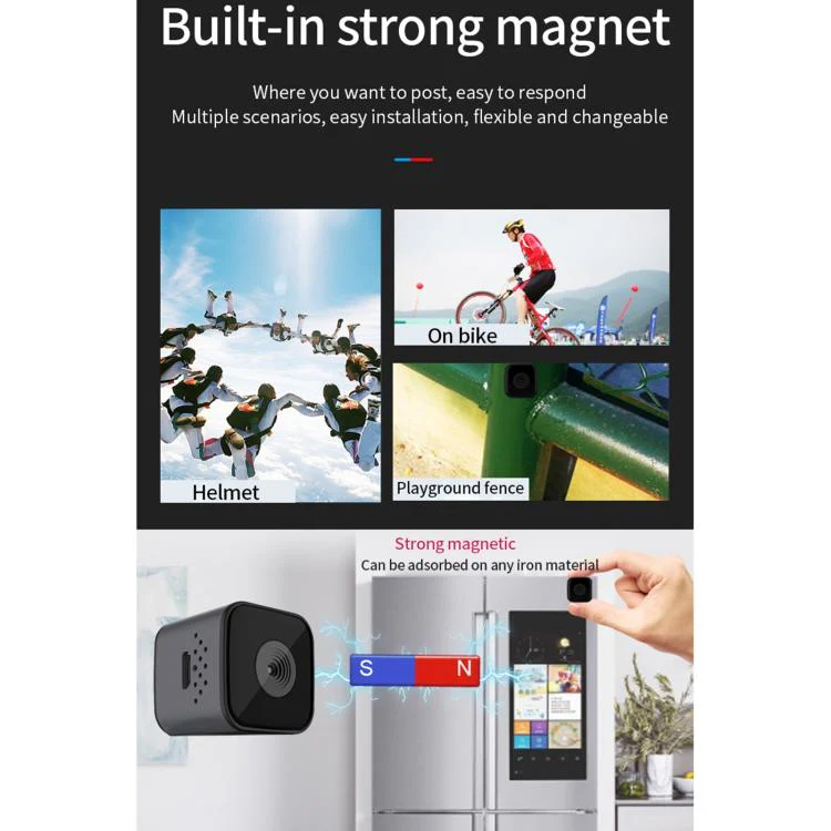 SQ28 1080P Mini Waterproof HD Smart Camera, Support Night Vision - Image 12