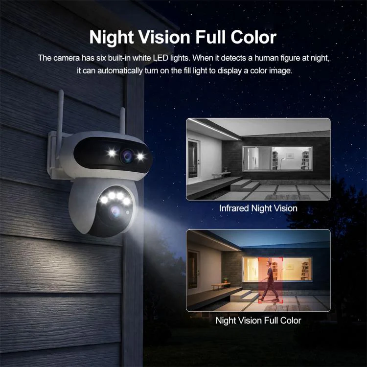 Srihome SH062 8MP Binocular Outdoor Auto-Tracking Wireless WiFi Security Camera(AU Plug) - Image 10