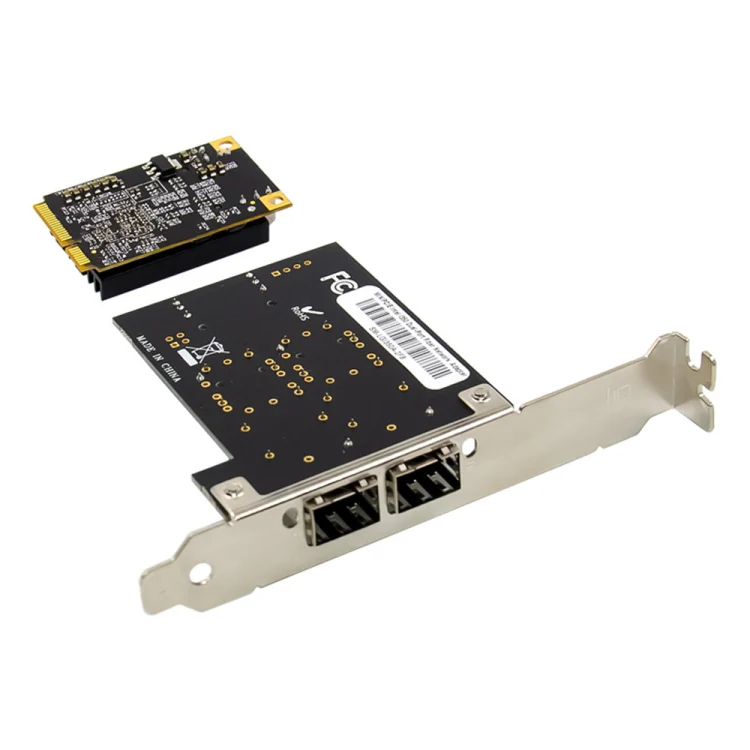 ST7243 MiniPCI-E Dual Interface Fiber Gigabit Fiber Optic SFP Server Network Card - Image 5