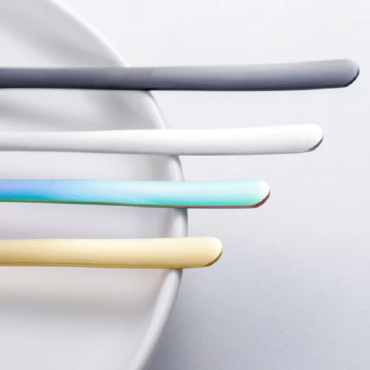 Stainless Steel Creative Cat Claw Coffee Spoon Dessert Cake Spoon, Style:Hollow Cat Claw Spoon, Color:Colorful - Image 6