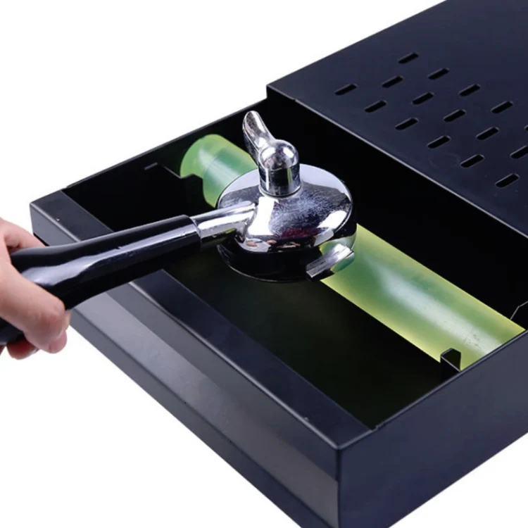 Stainless Steel Drawer Type Coffee Grounds Box Coffee Machine Supporting Equipment(Black) - Image 3
