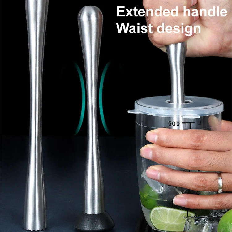Stainless Steel Ice Pick Muddler(Silver) - Image 3