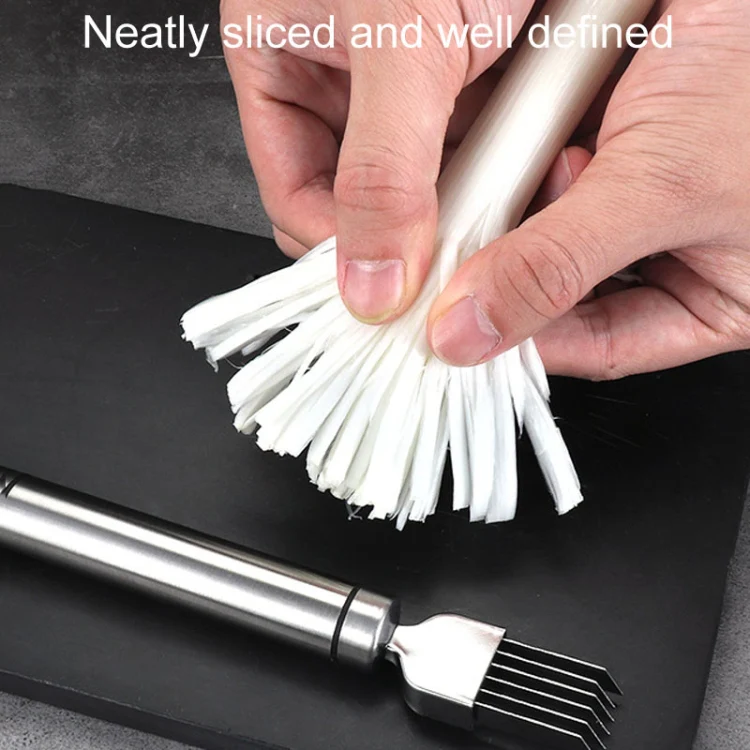 LsCook Stainless Steel Multifunctional Slicer Shredded Onion Cutter, 430 Round-Handled Boxed - Image 7