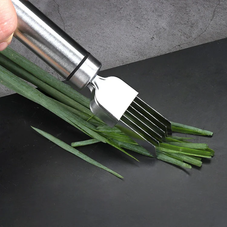 LsCook Stainless Steel Multifunctional Slicer Shredded Onion Cutter, 430 Round-Handled Boxed - Image 9