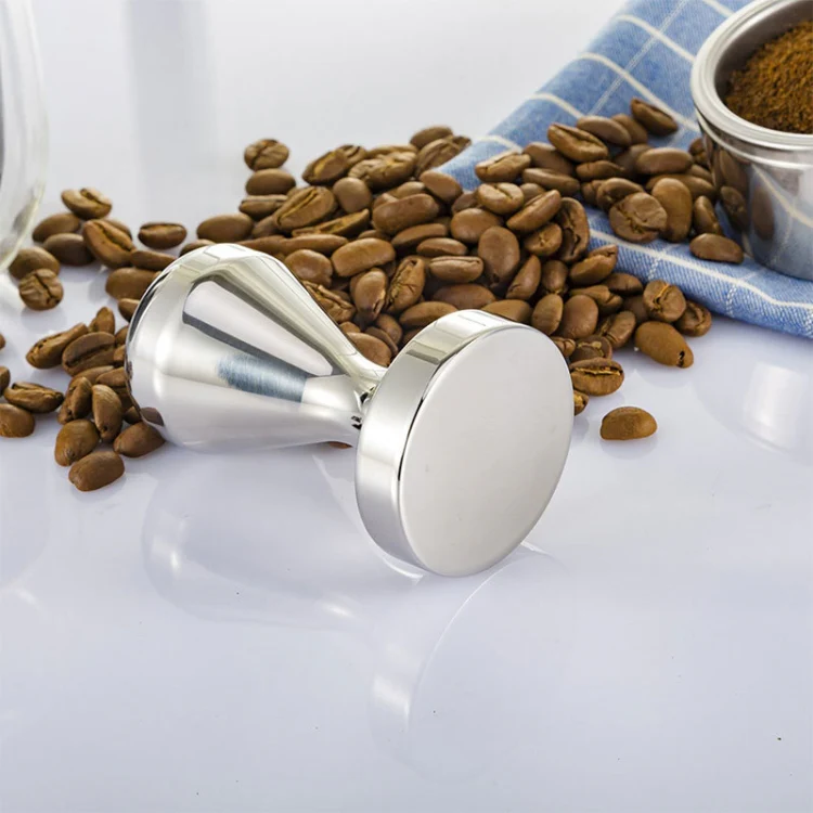 Stainless Steel Powder Press Flat Bottom Coffee Powder Hammer - Image 3