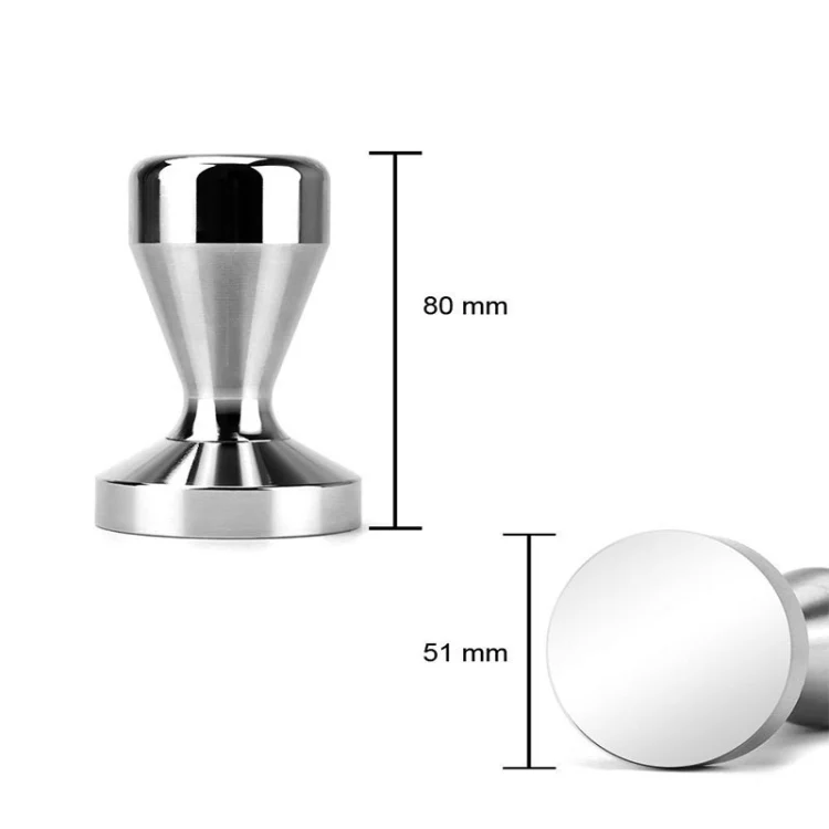 Stainless Steel Powder Press Flat Bottom Coffee Powder Hammer - Image 4