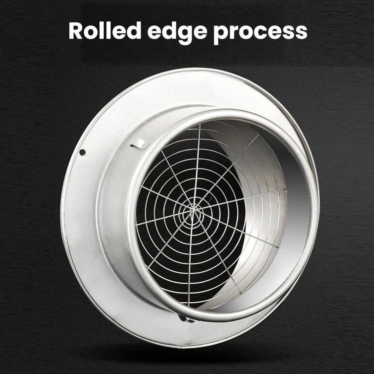 Stainless Steel Range Hood Integrated Cooktop Exhaust Vent Bird and Rat Protective Mesh Cover, Size: 180mm - Image 3