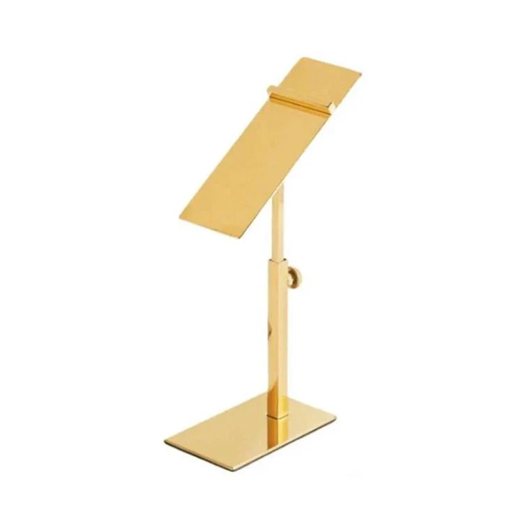 Stainless Steel Shoe Racks High-Heeled Shoe Display Stands, Style: 140x50mm Titanium Adjustable Foot