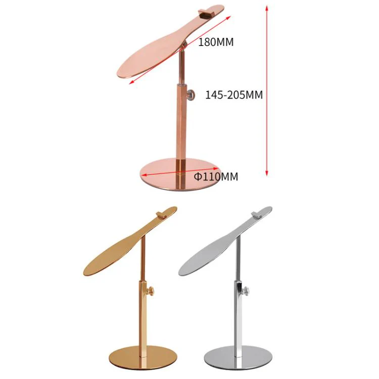 Stainless Steel Shoe Racks High-Heeled Shoe Display Stands, Style: Mirror Finish Adjustable Feet - Image 2