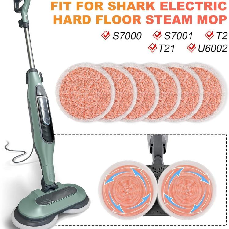 Steam Mop Pads For Shark S7000 / S7000AMZ / S7001 / S7001TGT(Grey) - Image 5