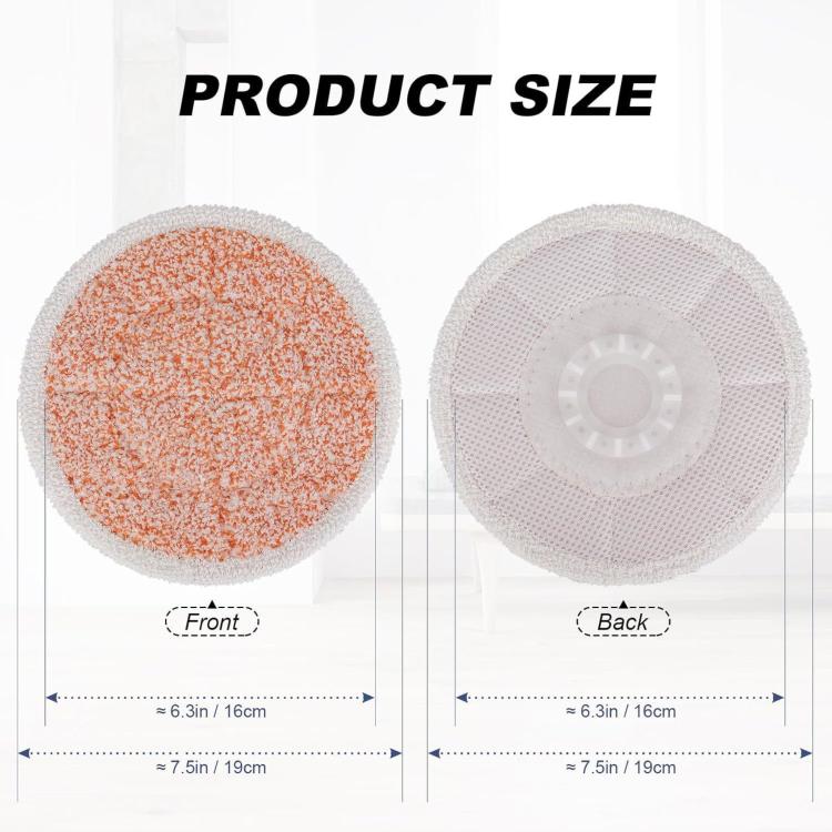 Steam Mop Pads For Shark S7000 / S7000AMZ / S7001 / S7001TGT(Grey) - Image 8