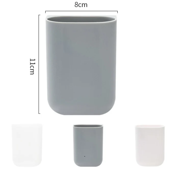 Sticky Pen Holder Desktop Can Hang Pen Case Office Stationery Storage And Sorting Box Random Colour - Image 8