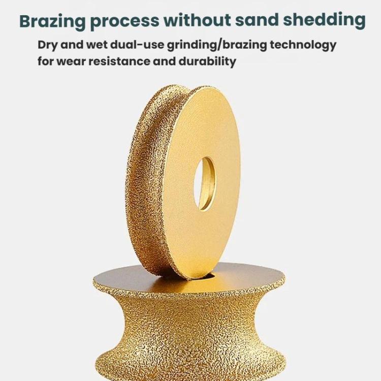 Stone Edge Grinding Wheel Marble Granite Tile Trimming Chamfering Tool, Spec: No. 404 Edge 30mm - Image 5