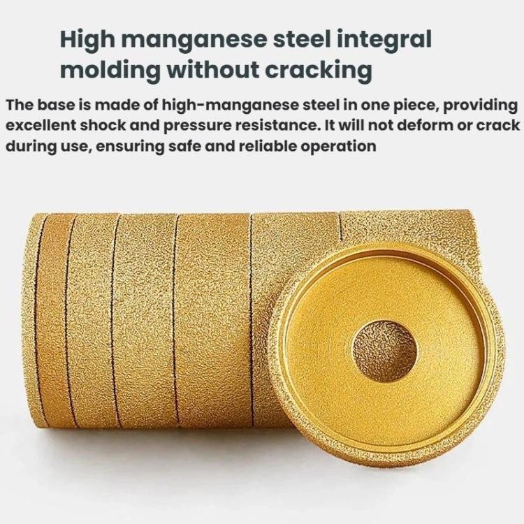 Stone Edge Grinding Wheel Marble Granite Tile Trimming Chamfering Tool, Spec: Rounded Edge 10mm - Image 3