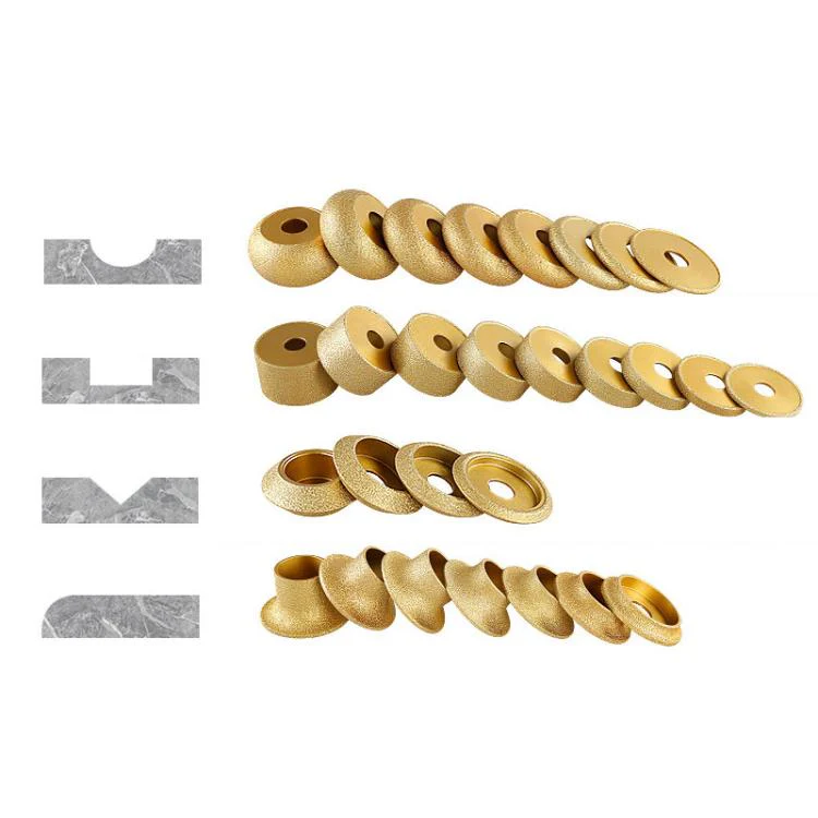 Stone Edge Grinding Wheel Marble Granite Tile Trimming Chamfering Tool, Spec: Rounded Edge 35mm - Image 9
